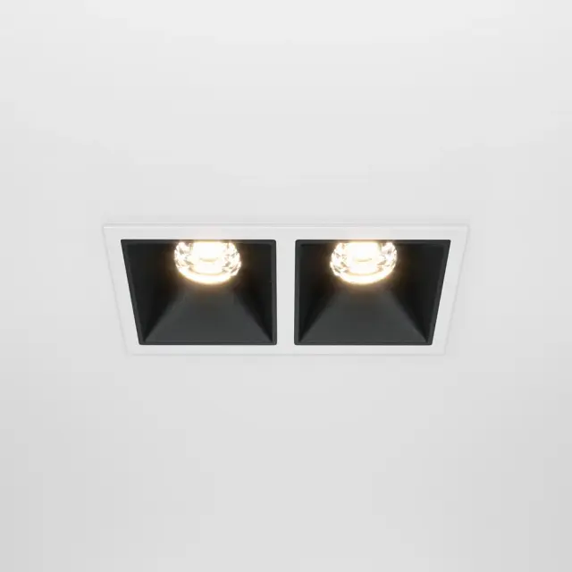 Встраиваемый точечный светильник Maytoni ALFA LED — черный
