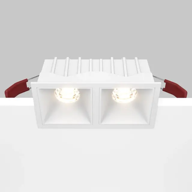Встраиваемый точечный светильник Maytoni ALFA LED — белый, ракурс 2