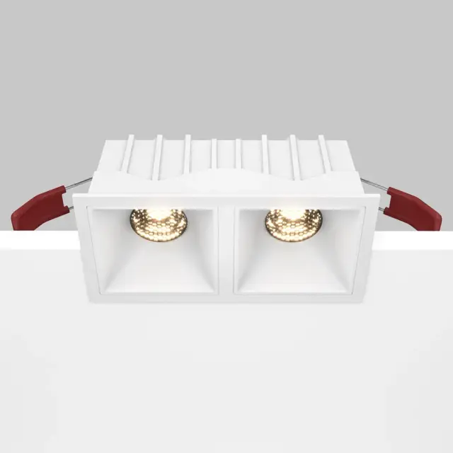 Встраиваемый точечный светильник Maytoni ALFA LED — белый, ракурс 6