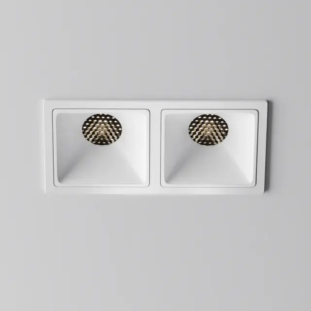 Встраиваемый точечный светильник Maytoni ALFA LED — белый, ракурс 5