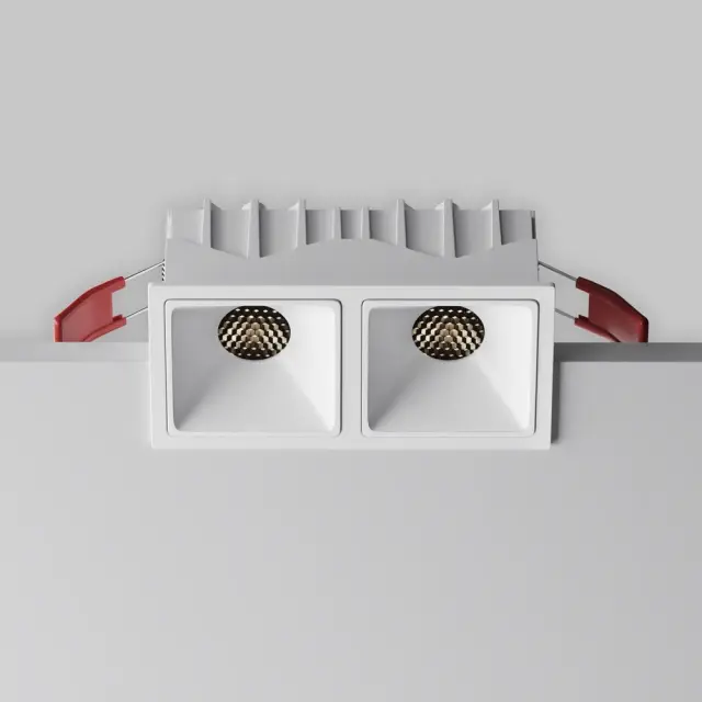 Встраиваемый точечный светильник Maytoni ALFA LED — белый, ракурс 6