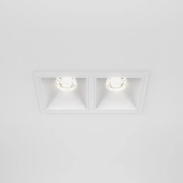 Встраиваемый точечный светильник Maytoni ALFA LED — белый