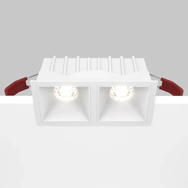 Встраиваемый точечный светильник Maytoni ALFA LED — белый, ракурс 2