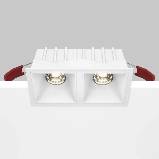 Встраиваемый точечный светильник Maytoni ALFA LED — белый, ракурс 6