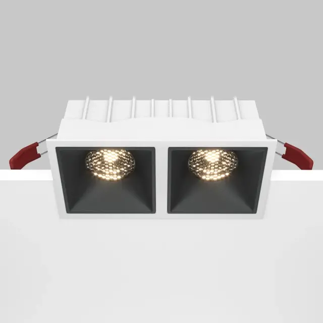 Встраиваемый точечный светильник Maytoni ALFA LED — черный, ракурс 6