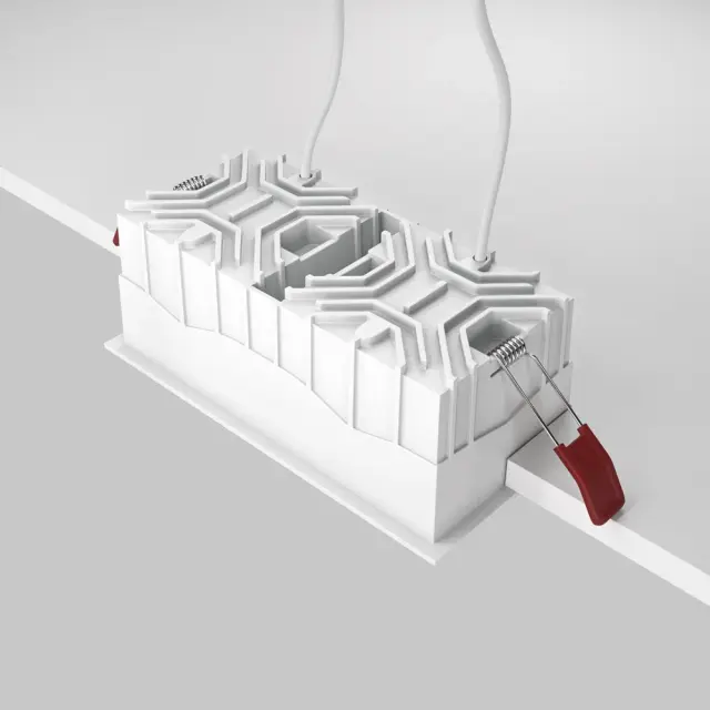 Встраиваемый точечный светильник Maytoni ALFA LED — черный, ракурс 4