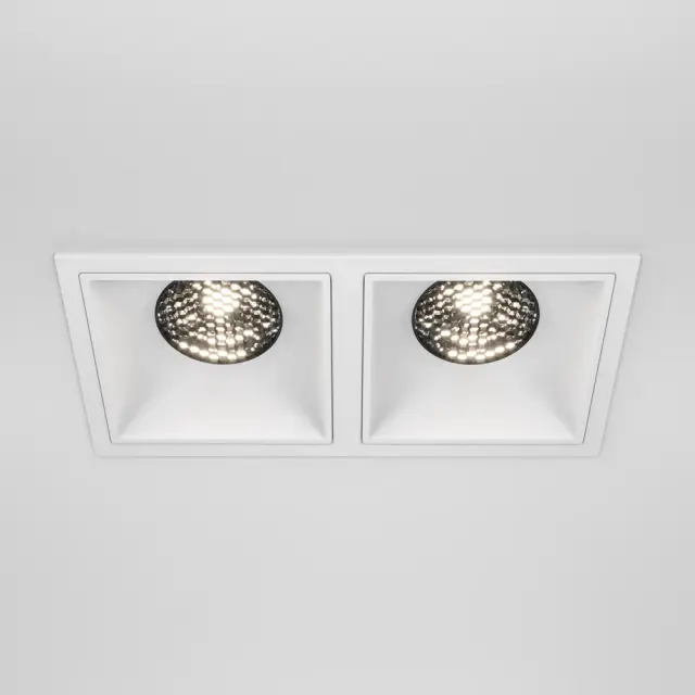 Встраиваемый точечный светильник Maytoni ALFA LED — белый, ракурс 5