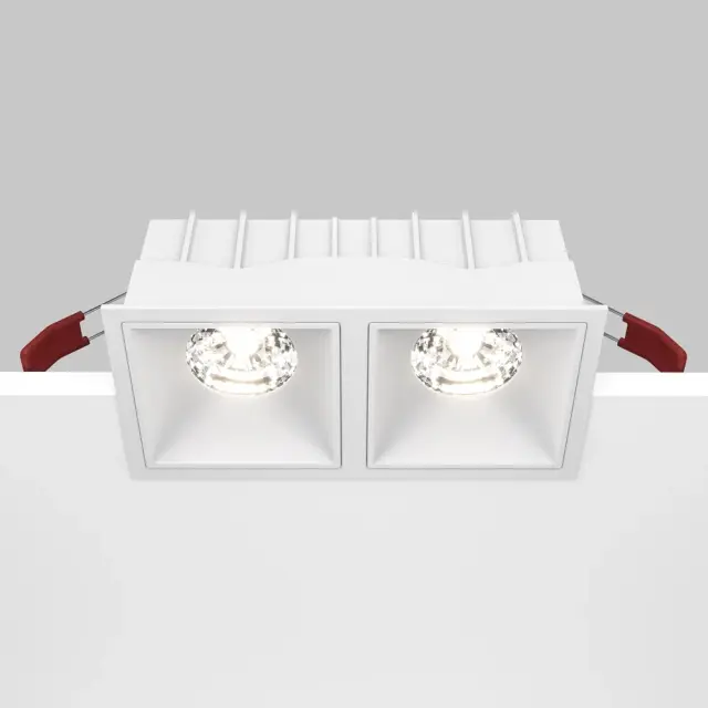 Встраиваемый точечный светильник Maytoni ALFA LED — белый, ракурс 2