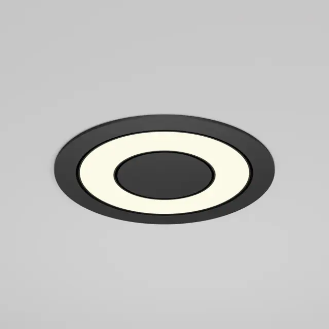 Встраиваемый точечный светильник Maytoni VECTOR — черный, ракурс 6