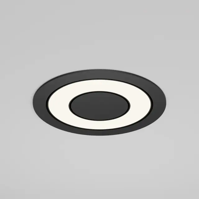 Встраиваемый точечный светильник Maytoni VECTOR — черный, ракурс 6