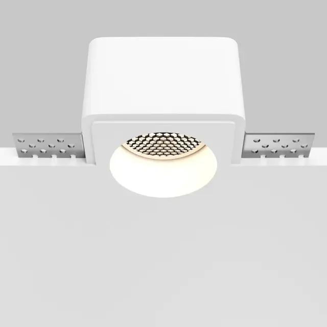 Встраиваемый точечный светильник Maytoni GYPS MODERN — белый, ракурс 6