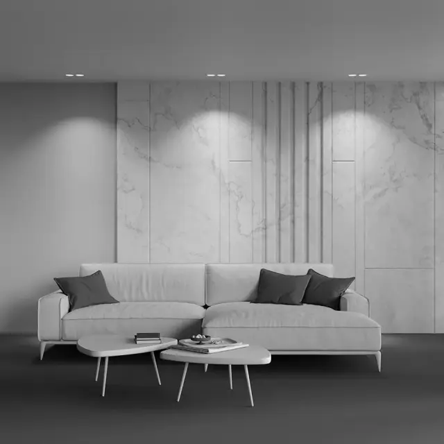 Встраиваемый точечный светильник Maytoni GYPS MODERN — белый, ракурс 7