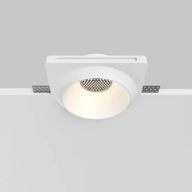 Встраиваемый точечный светильник Maytoni GYPS MODERN — белый, ракурс 6
