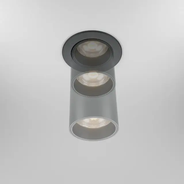 Встраиваемый точечный светильник Maytoni FOCUS LED — черный, ракурс 6