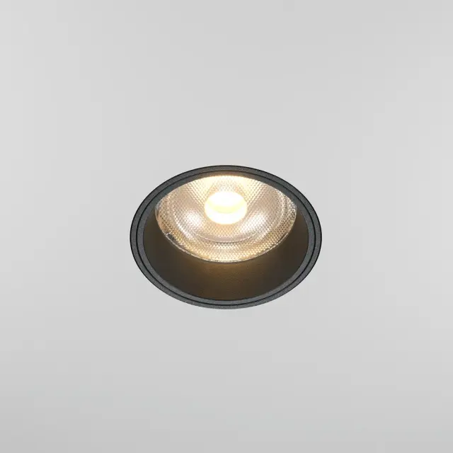 Встраиваемый точечный светильник Maytoni FOCUS LED — черный, ракурс 5