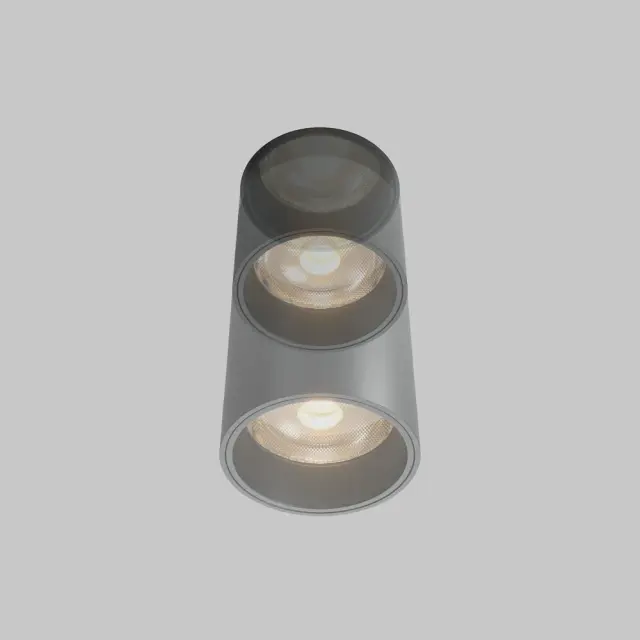 Встраиваемый точечный светильник Maytoni FOCUS LED — черный, ракурс 7