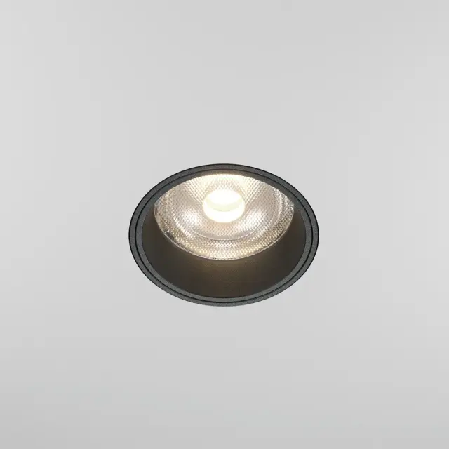 Встраиваемый точечный светильник Maytoni FOCUS LED — черный, ракурс 5