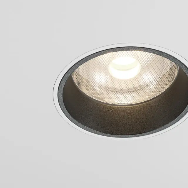 Встраиваемый точечный светильник Maytoni FOCUS LED — белый, ракурс 3