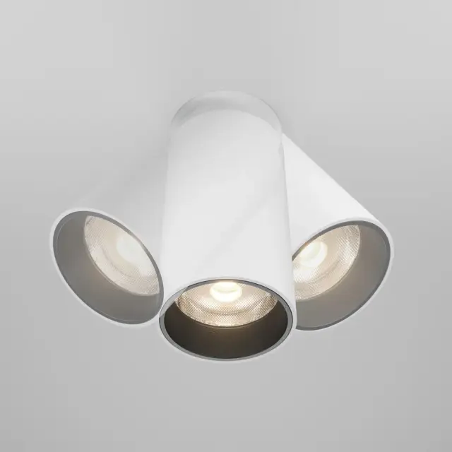 Встраиваемый точечный светильник Maytoni FOCUS LED — белый, ракурс 6