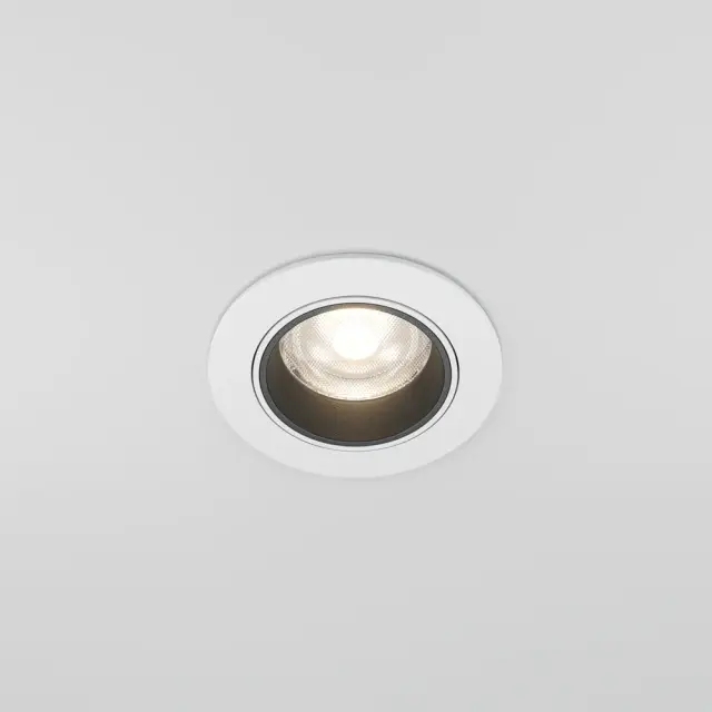 Встраиваемый точечный светильник Maytoni FOCUS LED — белый, ракурс 5