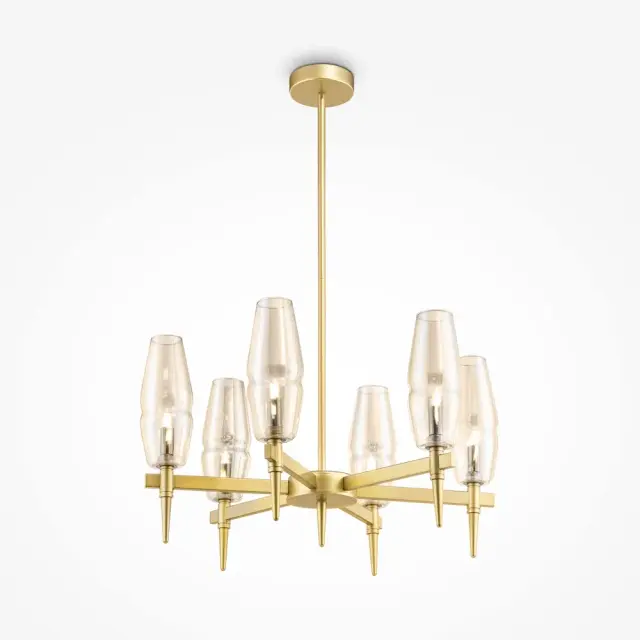 Потолочная люстра Maytoni LITA — янтарный