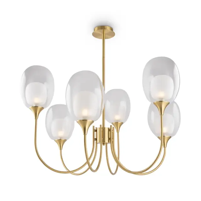 Потолочная люстра Maytoni AURA — прозрачный