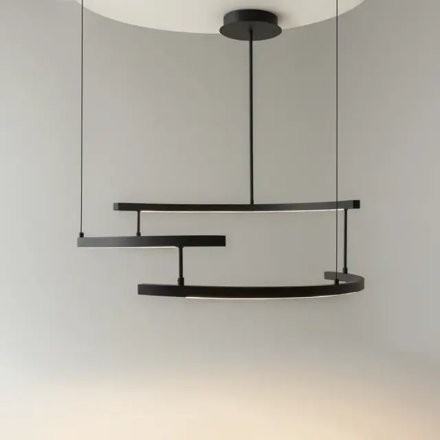 Потолочный светильник Maytoni LINE — черный, ракурс 4