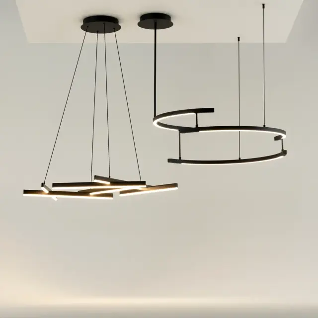 Подвесной светильник Maytoni LINE — черный, ракурс 7