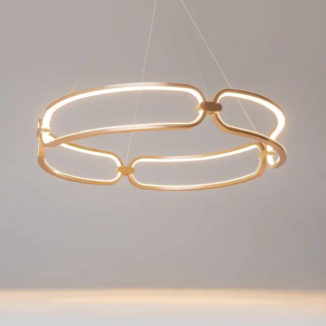Подвесной светильник Maytoni CHAIN — белый, ракурс 4