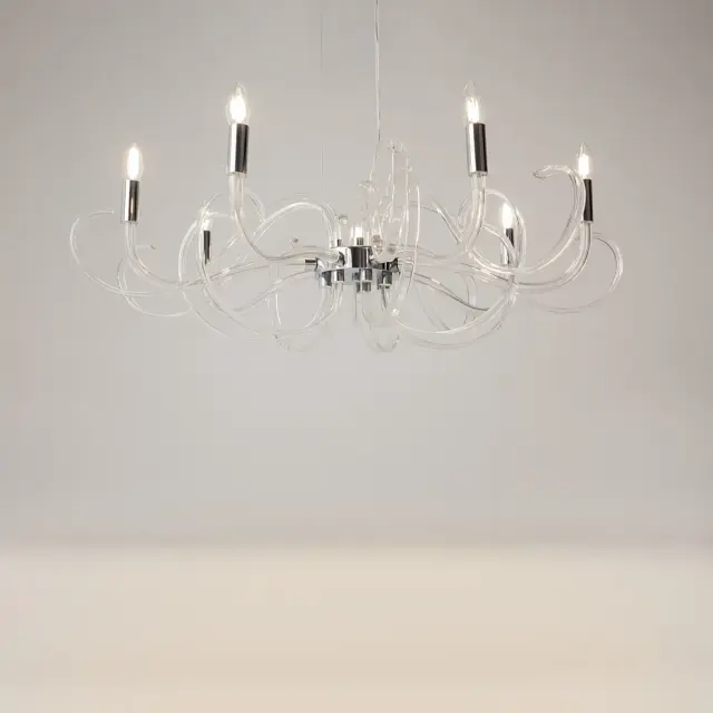 Подвесная люстра Maytoni ATLANTA — хром, ракурс 4