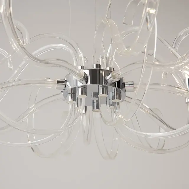 Подвесная люстра Maytoni ATLANTA — хром, ракурс 6