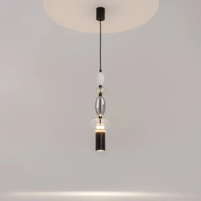 Подвесной светильник Maytoni MONOCHROME — черный, ракурс 3