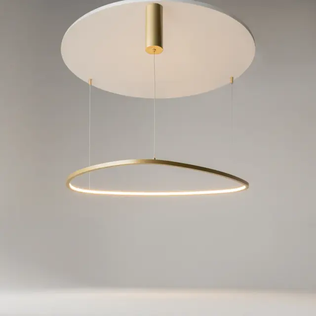 Подвесной светильник Maytoni GLINT — латунь, ракурс 3