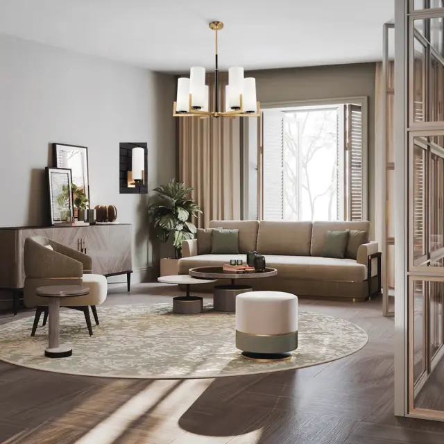 Потолочная люстра Maytoni FORTANO — белый, ракурс 8