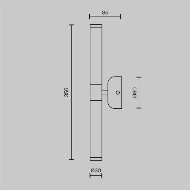 Бра Maytoni AXIS — белый, ракурс 7