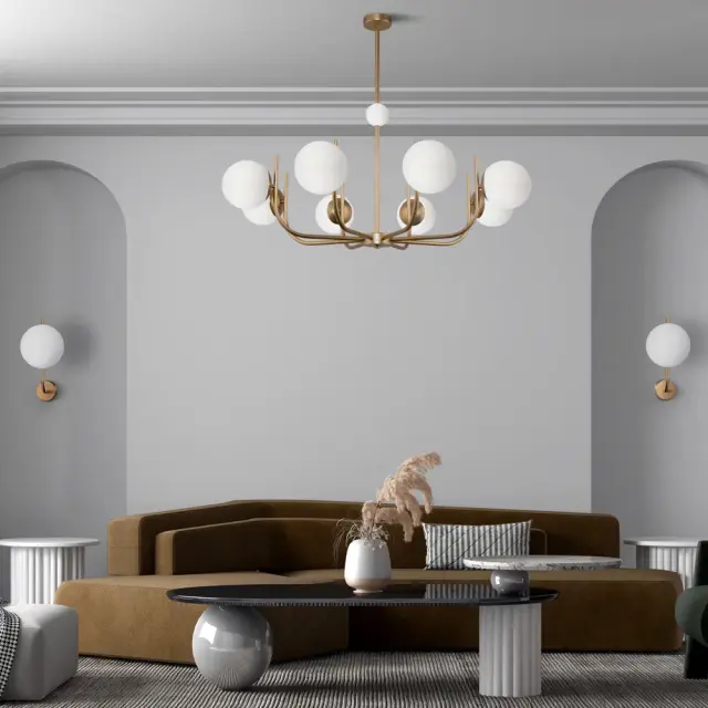 Потолочная люстра Maytoni RENDEZ-VOUS — белый, ракурс 8