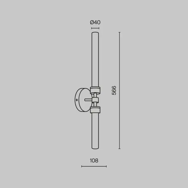 Бра Maytoni STELO — белый, ракурс 8