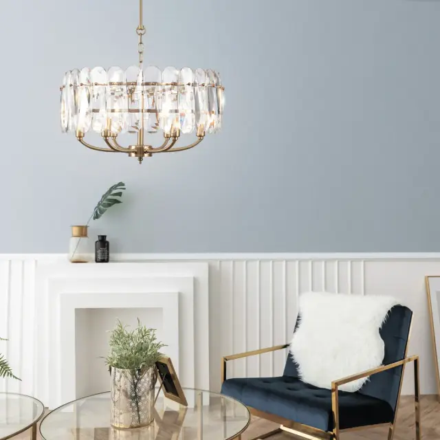 Подвесная люстра Maytoni SUITE — прозрачный, ракурс 2