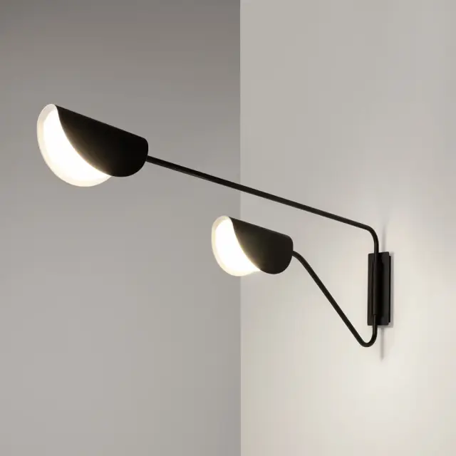 Бра Maytoni MOLLIS — черный, ракурс 3