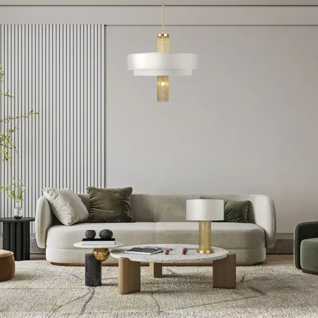 Настольная лампа Maytoni IMPRESSIVE — белый, ракурс 9