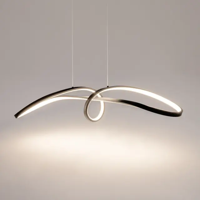 Подвесной светильник Maytoni CURVE — черный, ракурс 4
