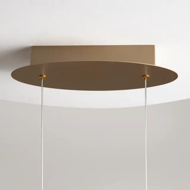 Подвесной светильник Maytoni CURVE — золотой, ракурс 8