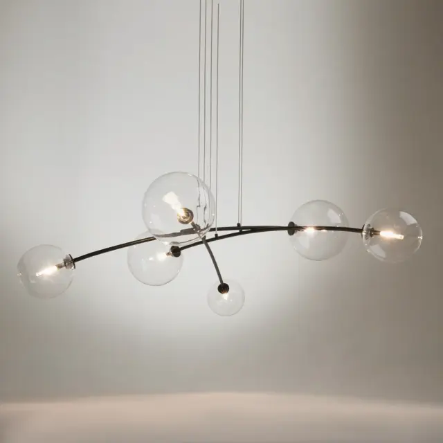 Подвесная люстра Maytoni MOOD — прозрачный, ракурс 4