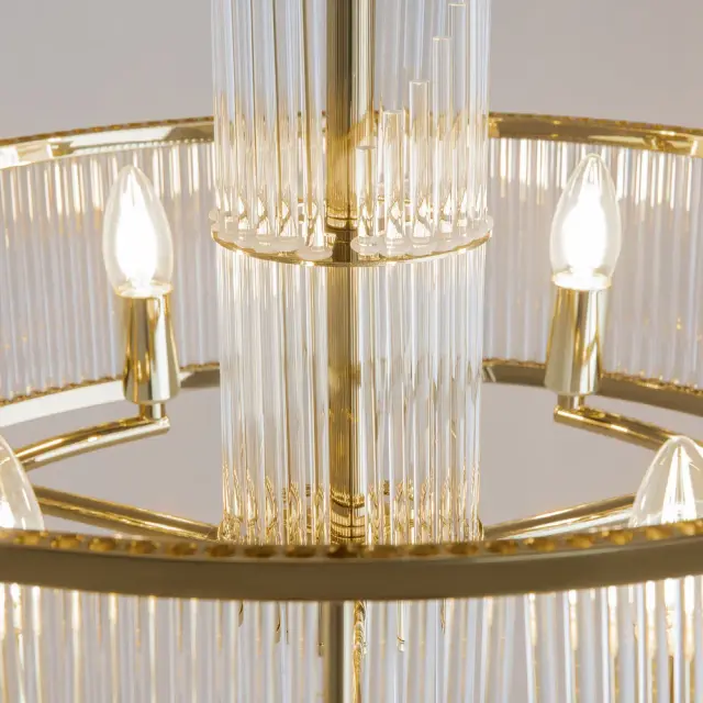 Подвесная люстра Maytoni FRAME — прозрачный, ракурс 4