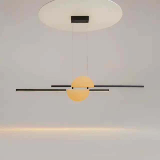 Подвесной светильник Maytoni SKYLINE — черный, ракурс 4