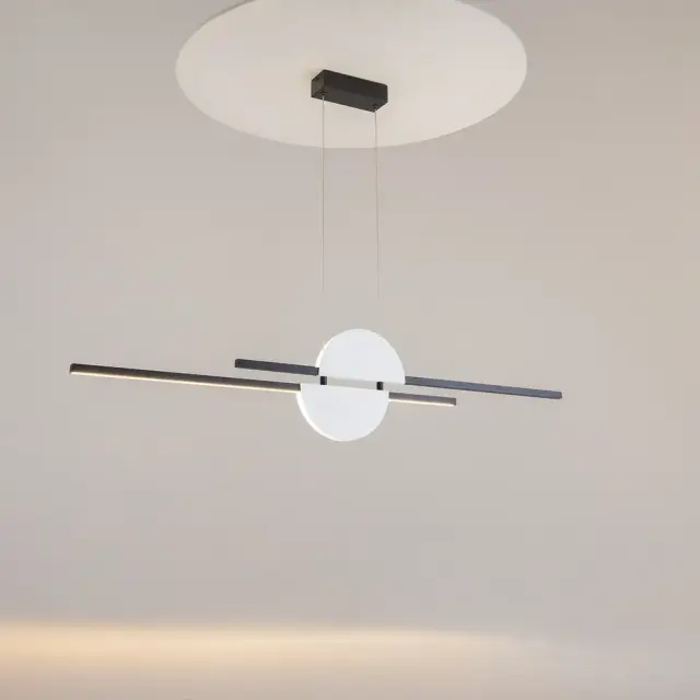 Подвесной светильник Maytoni SKYLINE — черный, ракурс 3