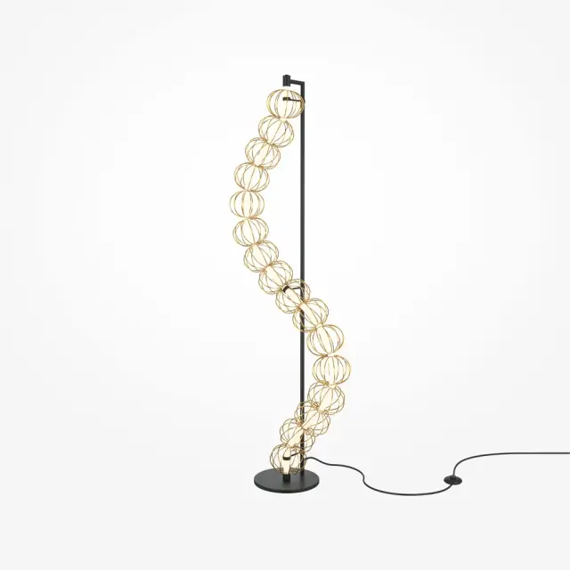 Торшер Maytoni GOLDEN CAGE — золотой