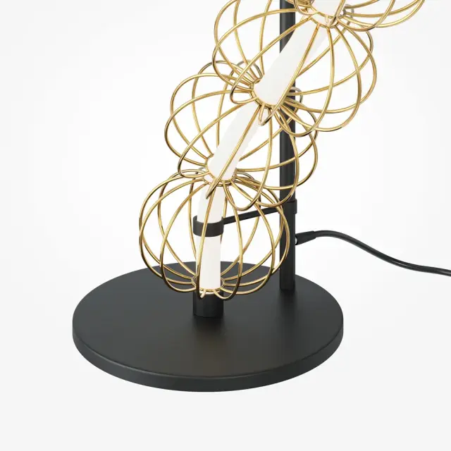 Торшер Maytoni GOLDEN CAGE — золотой, ракурс 3