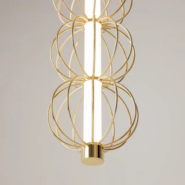 Подвесной светильник Maytoni GOLDEN CAGE — золотой, ракурс 5