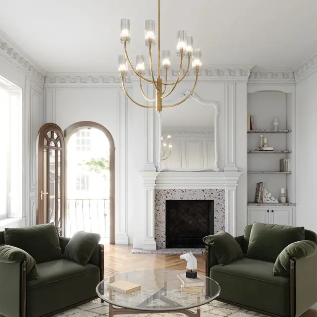 Потолочная люстра Maytoni ARCO — прозрачный, ракурс 2